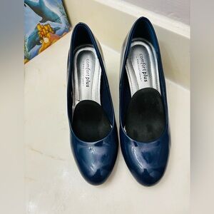 Comfort Plus by Predictions Dark Blue Heels